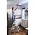 Gorilla Ladders 3-Step Steel Lightweight Step Stool Ladder 225 lbs. Load Capacity Type II Duty Rating (9ft. Reach Height) GLS-3-2