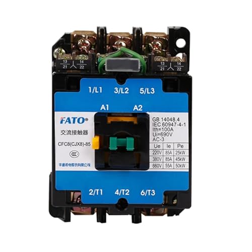 Contacteur CA CFC8-37 ignifuge pour circuit electrique de commande industrielle triphase - 7