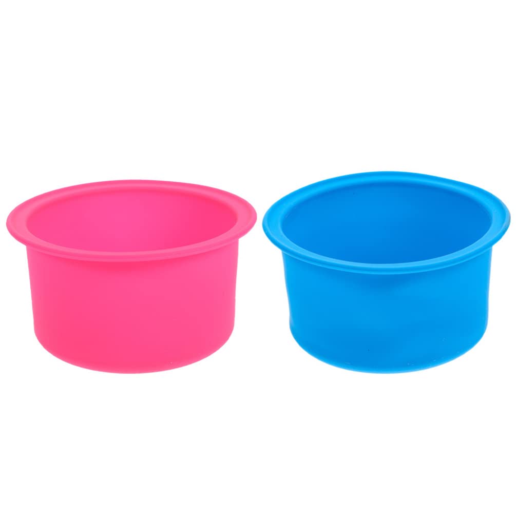 2pcs Silicone Wax Pot Liner Hair Removal Waxing Pot Wax Heater Machine Accessory for Arm Leg Face Body