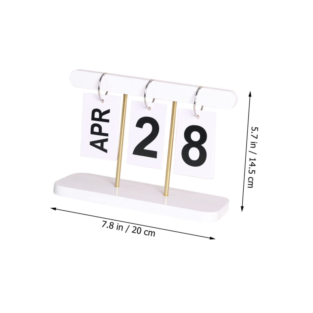 VILLCASE 3stücke Desk Standing Calendar Design Praktischer Tischkalender Für Home Office Dekoration Wiederverwendbarer Jahreskalender Und Anzeigt
