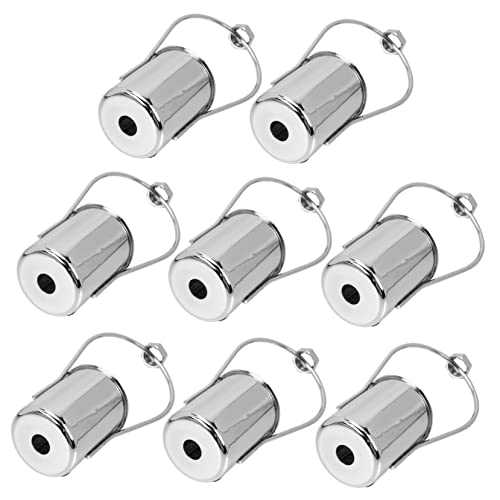 Balacoo Elegant Iron Lamp Bases Cups DIY Lamp Holder Cup Lampshade for Pendant Light Easy to Install Ceiling Accessory