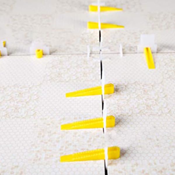 Image of Tile Levelling Wedge -100 pcs-Yellow Colour