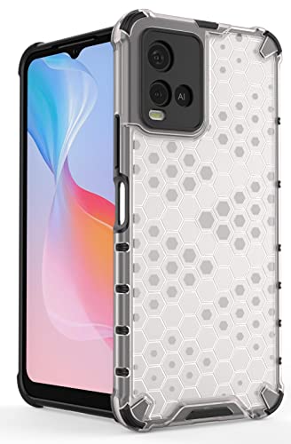 Image of Glasgow Back Case Cover Compatible with Vivo Y33t / Y21 / Y33s / Y21t / Y21e (Stylish Design) - Transparent
