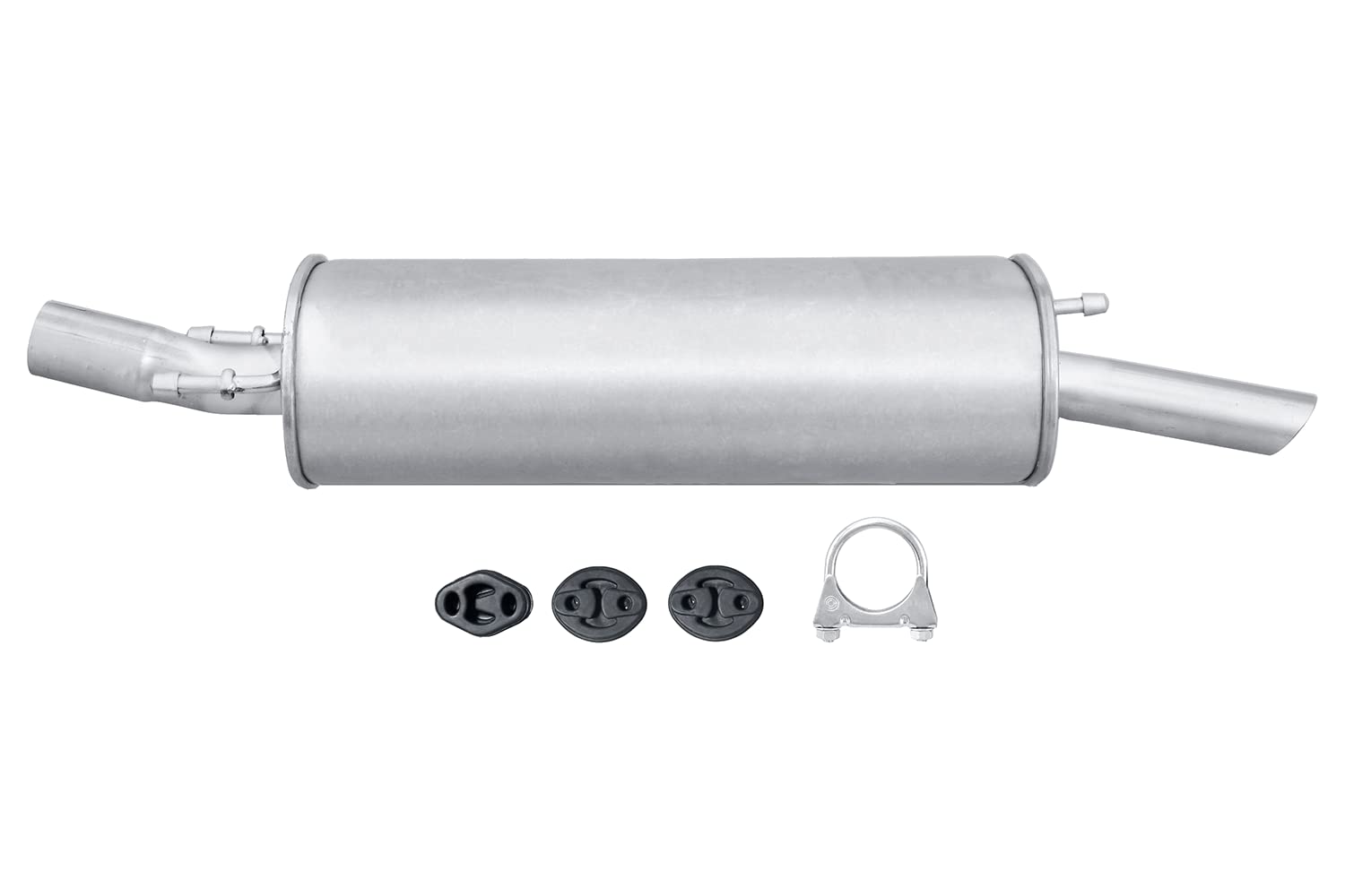 HELLA 8LD 366 029-941 Tłumik końcowy - Easy2Fit® Kit - z tyłu - jednoczęściowy - Komplet z elementami do montażu