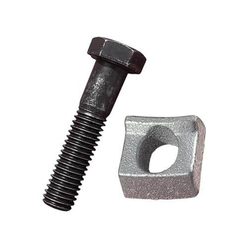 A.A 100 Pack - Wheel Rim Clamp Wedge & Bolt for Lowboy Construction Trailer (100)