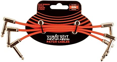 Ernie Ball Flat Ribbon Patch Cables Pedalboard Multi-Pack