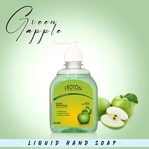 Image of Organic pH-Balance Moisturizing Liquid Hand Wash with Refreshing Fragrance, Complete Protection for Soft & Gentle Hands 250ml pack of 3 (Green Apple(Pack of 3))