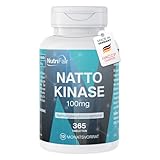 Nattokinase 100mg (20.000 FU/g) - 365 Tabletten - Natto Enzym - Hochdosiert - 100% Vegan – Deutsche Produktion & Laborprüfung - NutriFair | Premium & Fair