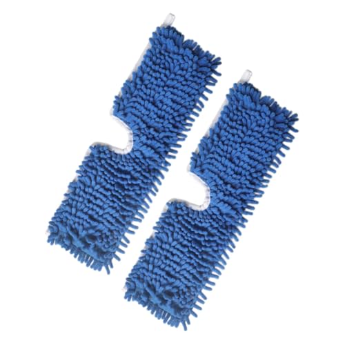 Hemobllo 2 piezas Almohadillas de Repuesto para Mopa de Microfibra Chenille de Absorbentes y Reutilizables para Limpieza de de Azulejos y Mármol Fáciles de Instalar y Secado Rápido
