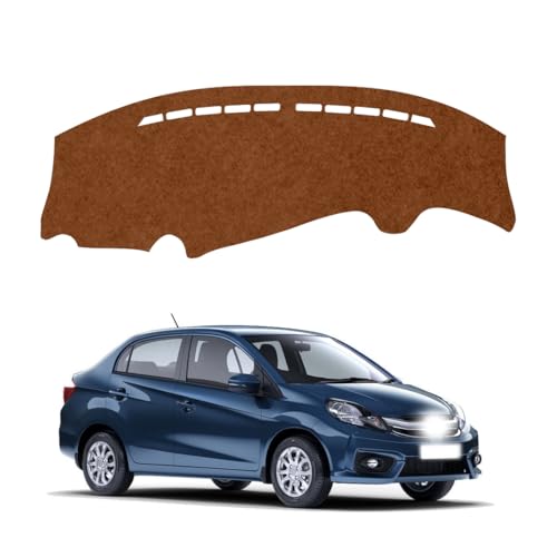 Image of Car Dashboard Cover Compatible with Honda Amaze 2013-2016, Amaze Accessories, car Dashboard mat, Anti-Slip Dashboard Cover, Dash Board Cover