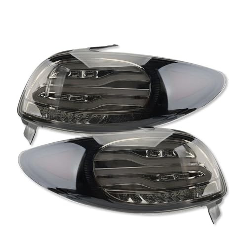 Feux arrière LED fumés pour Peugeot 206 et 206CC de 2004 à 2008 avec clignotants dynamiques
