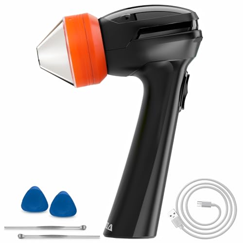 Image of Mamba Lite Electric Spice Grinder, USB-C Rechargeable Kitchen Grinder for Dried Culinary Herbs and Seasonings, Orange