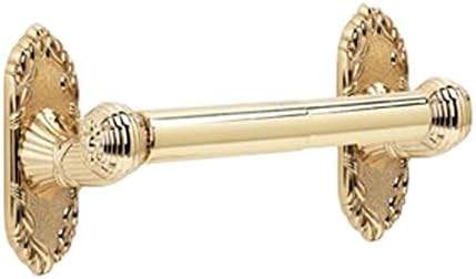 Polished Brass Ribbon Reed Wall Mounted Toilet Paper Holder