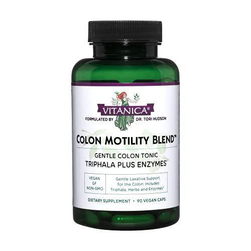 Vitanica Colon Motility Blend, Colon Support, Vegan, 90 Capsules
