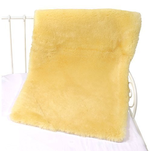 der-Fellmann Lammfell Betteinlage Bettfell Matratzenauflage Unterbett Medizinisch 120 x 60 cm Cover