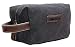 Iblue Canvas Travel Toiletry Organizer Shaving Dopp Kit Cosmetic Makeup Bag 9 Inch #B4 (grey)