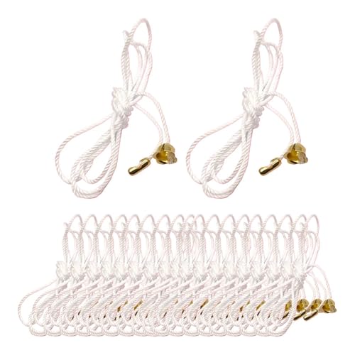 Cuerda decorativa multicolor de 20 piezas para ventilador, control preciso y suave en tus lámparas