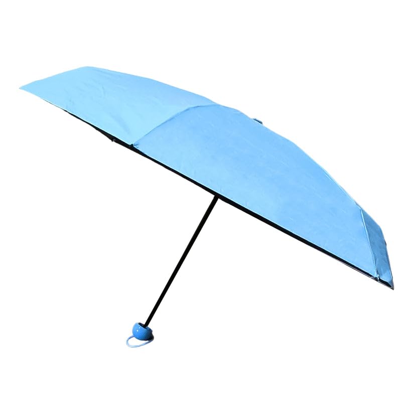 5-Fold Compact Travel Umbrella with Capsule Case, Windproof Portable Folding Umbrella for Men & Women, UV & Rain Protection Mini Pocket Umbrella-image-44