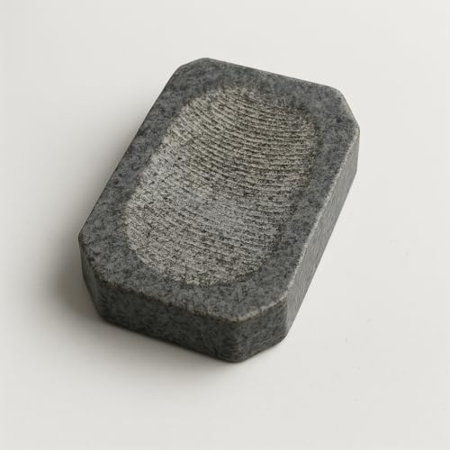 Image of Cooker&Mixer Natural Rubbing Stone, Hand-Crafted, Easy to Handle, for Turmeric, Sandalwood and Medicine