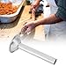 Sausage Stuffer Tubes, Stainless Steel 19mm Sausage Stuffer Tubes Sausage Casings Funnels Attachment for Manual Meat Grinder No. 10