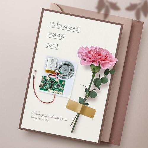 Image of Diymore DIY Birthday Cards Music Module 8MB,Light Sensing Activated Sound Module with Speaker,Easy Recording for Personalized Greetings,DIY Holiday Cards Gifts for Women Men Mom Wife Lover Kids 2 PCS