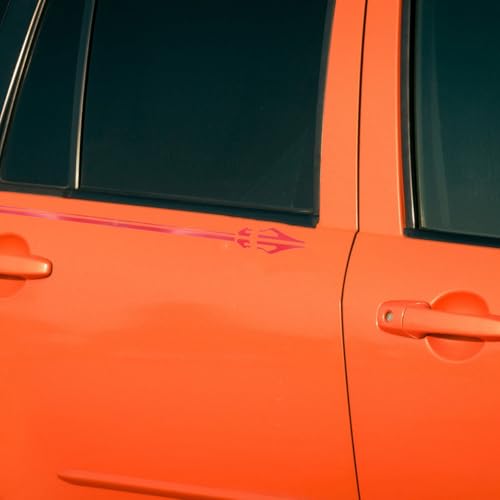 Image of Homoyoyo Red Pinstripe Tape 32Ft Car Body Side Stripes Auto Pinstripe Tape Decal Waistline Sticker Universal Car Hood Body Side Stripe Glossy for SUV Truck Camper Motorcycle Musical Instrument Red