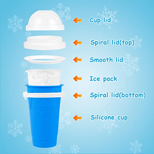 image for VOIEOV Slushie Maker Cup - TIK TOK Quick Frozen Magic Cup, Portable Do