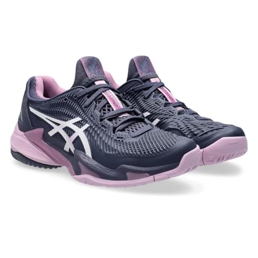 ASICS Femme Court FF 3 Sneaker, Indigo Fog White, 38 EU