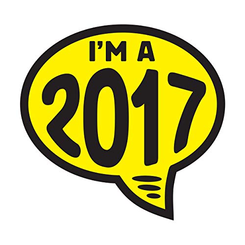 Image of Ez-line Vinyl Year Slogan Bubbles for Car Lots 1 Dozen Windshield Decal Stickers Dealership Numbers (2017)