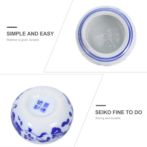 Plato de agua para caligrafía de cerámica, pack de 12 tinteros portátiles con superficie lisa 2