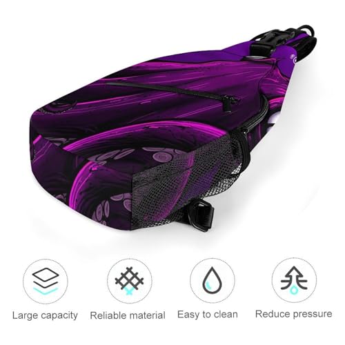 Mochila deportiva Supdreamc para viaje y camping morado miniatura 5