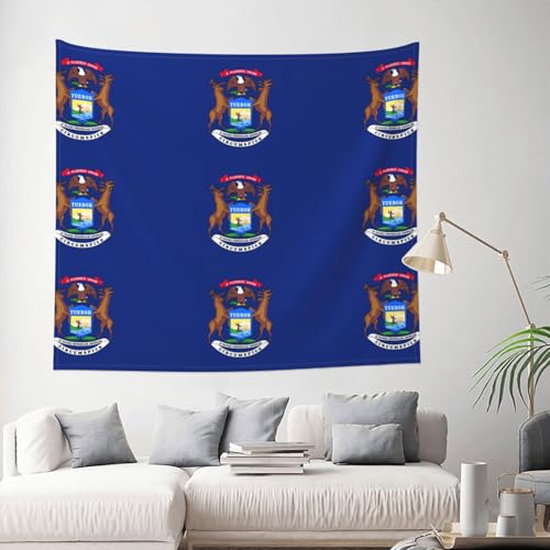 Tapisserie Michigan 152x130 cm pour décoration de chambre - 2