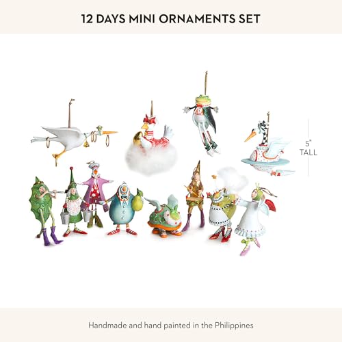 MACKENZIE-CHILDS-Patience-Brewster-12-Days-Christmas-Ornament-Christmas-Tree-Ornament-Mini-Ornaments-Set MACKENZIE CHILDS Patience Brewster 12 Days Christmas Ornament Christmas Tree Ornament Mini Ornaments Set