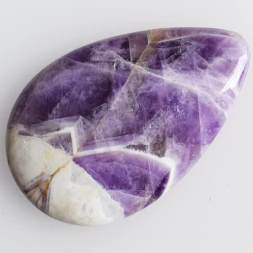 Améthyste violette naturelle taille poire pour retrouver la sérénité à travers vos bijoux