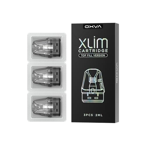 Xlim V2 Pod Compatible with OXVA Kits - 3 Pack - Compatible with OXVA Xlim kit and Xlim SE Vape Kits, 2ml Cartridge No Nicotine - V3 (0.6ohm)