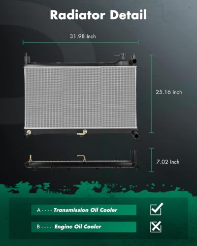 Image of SCITOO Radiator compatible with Nissan Murano 2015-2021