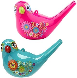 Comtrue Bird Call Toy Whistle for Kids, Water & Bath Play Fun, Beautifull
