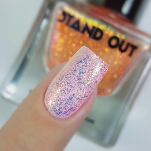 Image of Multi Chrome | Color Changing | Boutique Nail Lacquer | Nail Polish Collection (Coral Caress)