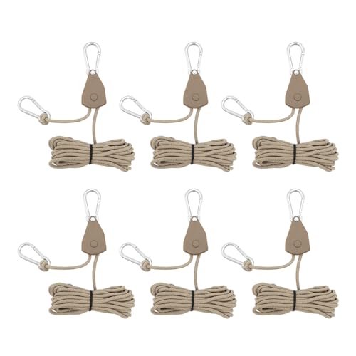 Tent Tie Downs Rope Hangers Camping Pulley Rope Adjusted Reflective Tie Downs Rope Hangers Tent Guide Rope for Outdoor