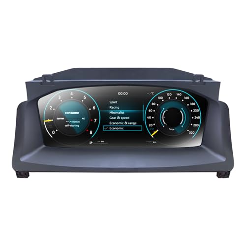 Digitales Armaturenbrett, Kfz-Ersatzinstrumententafel-Anzeigen, Tacho-Ersatz-Kombiinstrument für VW T6 2016-2020 Jahre, Digitaler Kombiinstrument-Tachometer - 12,3 Zoll
