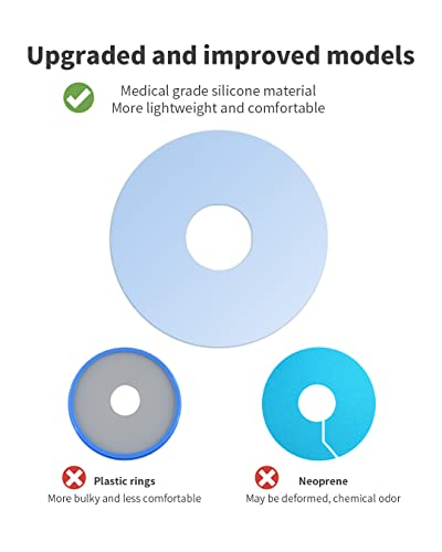 CureSquad Duschschutz Fuß, Wasserdichte Fußabdeckung für Dusche, Weiche Bequeme Gipsabdeckung für Fuß, Knöchelgipsabdeckungen für Dusche Erwachsener, Wiederverwendbarer Gipsschutz, Wundpflegezubehör