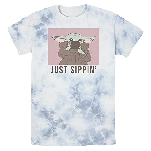 T-Shirt Star Wars Homme Just Sippin en coton noir pour un style geek au quotidien