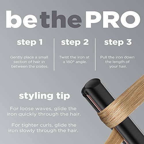 Conair CS810N Infinitipro Rose Gold Ceramic Flat Iron thumb #4