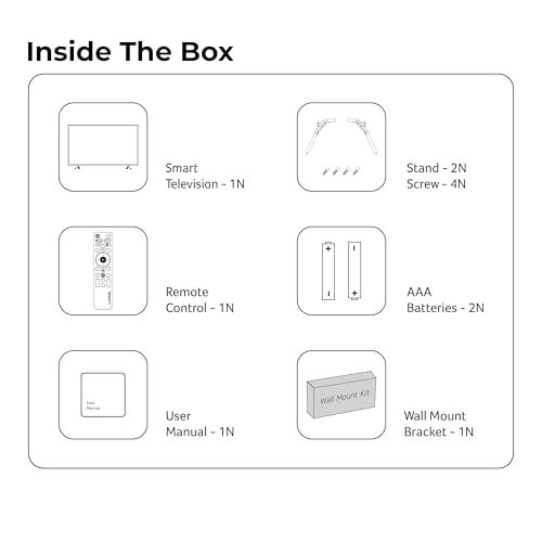 Image of Wobble 100.3 cm (40 inches) K Series Full High Definition Smart LED TV with Google TV 5.0 (Black) WB40FDAGU2841D25