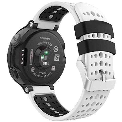 Image of Band Compatible with Garmin Forerunner 235, Soft Silicone Replacement Watch Band Strap Wristband for 220 /230 /235 /620 /630 /735XT /235 Lite Smart Watch for Women Men