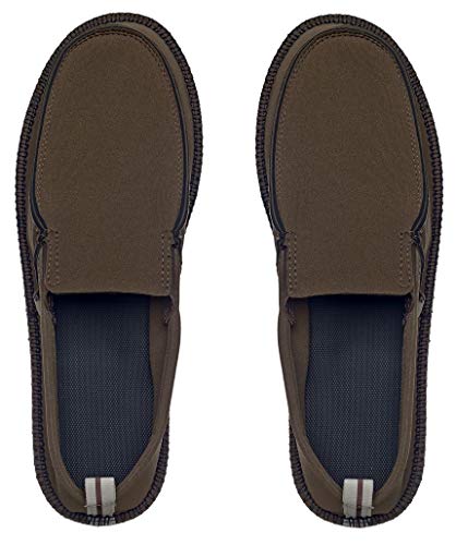 Showaflops Mens' Classic Loafer Style Neoprene Slip On Shoe with Faux Jute Sole