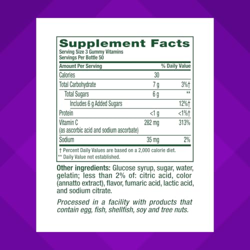 Vitafusion Vitamin C Gummies | Power C 282 mg Per 3 Gummies - image 2