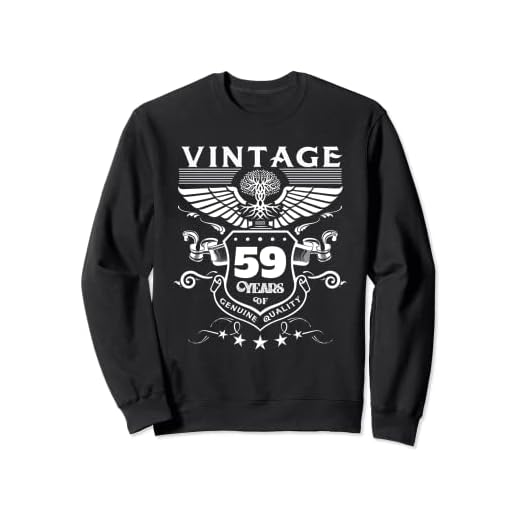 Camisetas vintage de edición limitada divertidas para 59 cumpleaños para mujer Sudadera