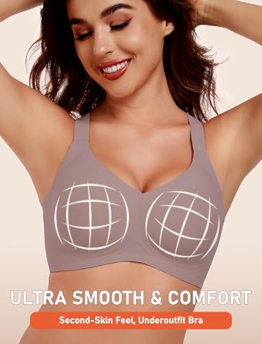 Image of Gailife Womens Wireless Push Up Bras for Women No Underwire Seamless Full Coverage Supportive T Shirt Everyday Bras