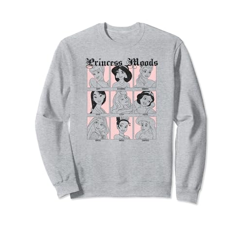 Sweatshirt Disney Princess Moods Grid pull imprimé mode ado fille
